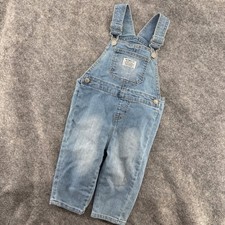 Levi's Denim Overalls Toddler 18M Blue Medium Wash Adjustable Straps