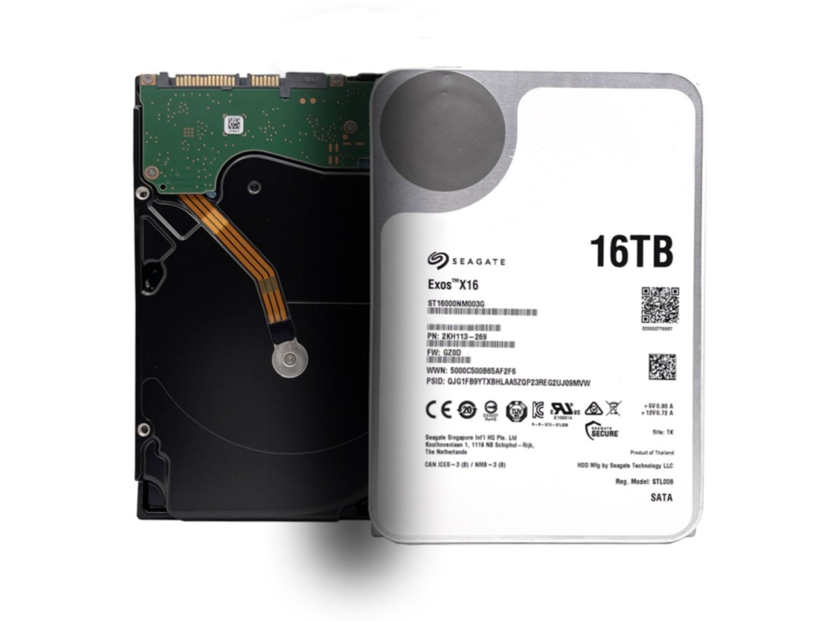 内蔵型ハードディスクドライブ Seagate Exos 16TB HDD ST16000NM003G Seagate 16TB ST16000NM003G 7200RPM SATA 6Gb/s 256MB 512e/4Kn SED