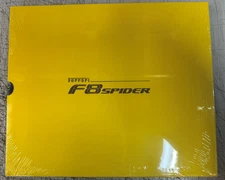 Ferrari F8 SPIDER Hardback Brochure Book, SEALED!