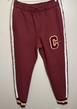 VTG 70  s Champion Reverse Weave Burgundy Sweatpants Joggers Large W/Patch