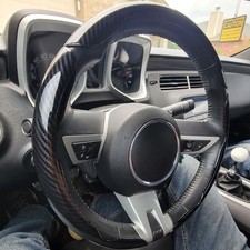 Glossy Carbon Fiber Steering Wheel Cover For Most Bmw Steering Wheel Protection Glossy Carbon Fiber Steering Wheel Cover For Most Bmw Steering Wheel Protection