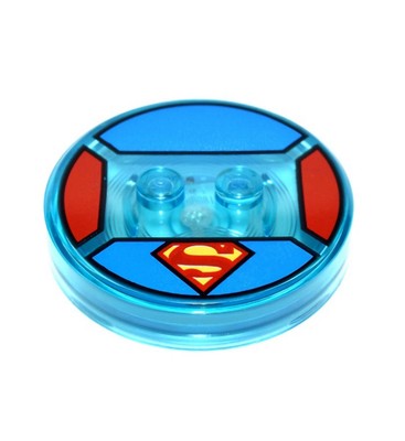 LEGO Dimensions Superman DC Minifigur Toy Tag Base Disc aus Set 71236 2016