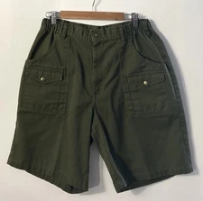 Mens Vintage Boy Scouts of America Shorts Green Cargo BSA Uniform