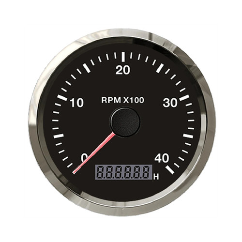 Tacómetro Marino Automático 85mm con Hourómetro Ajustable 12V/24V - Imagen 29 de 40
