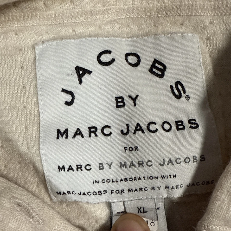 Sudadera con Capucha Jacobs By Marc Jacobs Cremallera Completa Talla XL Beige Informal Para Mujer’s  Foto 4 de 4