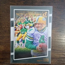 2020 Panini Donruss Gridiron Kings Brett Favre #ATGK-BF Green Bay Packers HOF