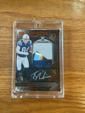 Panini Black 2025 Tyler Warren Rookie Patch Autograph Colts Football Card