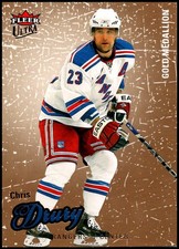 2008-09 UD Fleer Ultra #54 Chris Drury - Gold Medallion FREE SHIPPING!