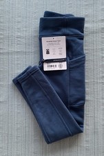 Athleta GIRL XS / 6 POLARTEC Stash Pocket Tight Leggings Navy Heather NWT