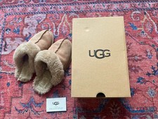 UGG Scuffette Mid Suede Slippers Light Sand Brown UK 6 EU 39 Excellent Boxed