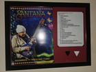 Santana Tour Poster With Stage Used Set-list And Guitar Pic's — photo 1