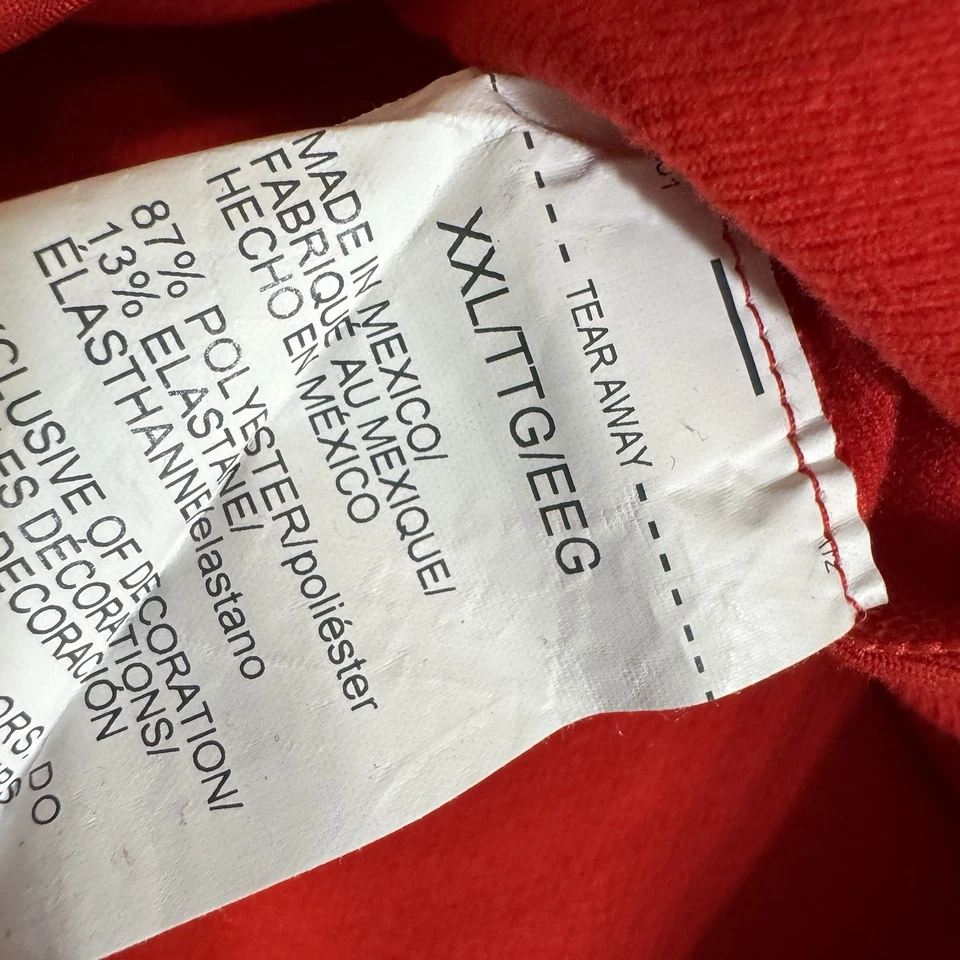 Camisa Under Armour para mujer 2XL roja Cold Gear ajustada cuello falso manga larga Foto 3 de 4