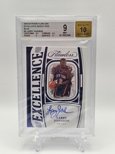 2023-24 Flawless ES-LJO Larry Johnson Auto Blue /8 Knicks BGS 9/10 Auto