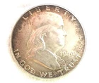 1949 Franklin Half Dollar FBL Slight Toning and in BU Condition