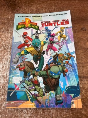Ninja Turtles VS Power Rangers Graphic Novel Comic Book 