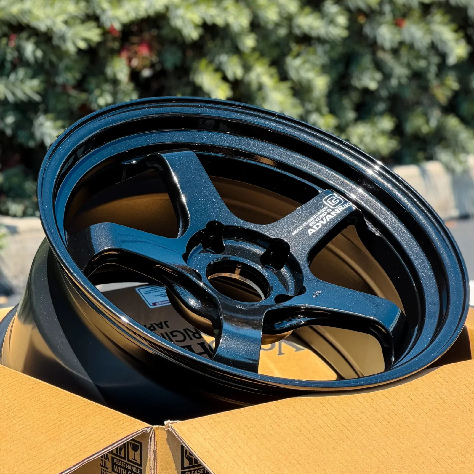 Advan GT Beyond-R 18x10 +40 5x120 Racing Titanium Black FK8 FL5