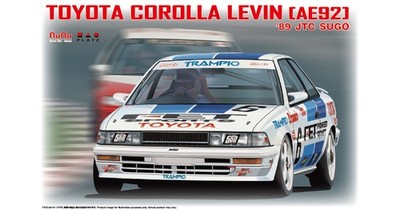 NuNu 1:24 Toyota Corolla Levin Ae92 2 Jtc 1989 #7 Plastik Modellbausatz