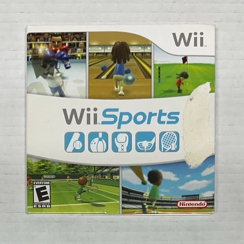 Wii Sports (Nintendo Wii, 2006) Complete With Manual