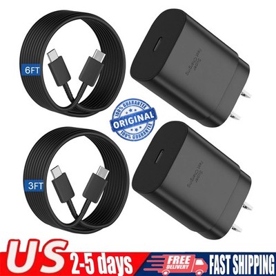 For Samsung Galaxy A17 A16 A36 A56 14 25W Super Fast Charging Type C Wall Charge