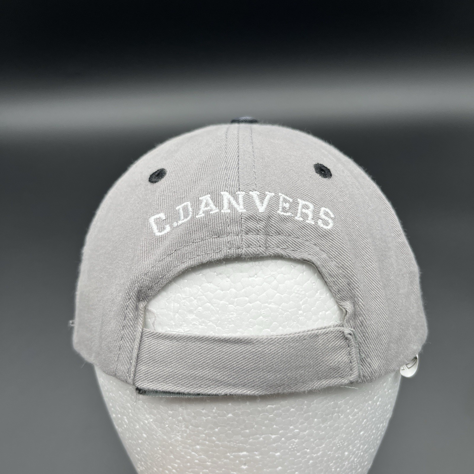 Captain Marvel Hat Gray Adjustable Strapback Cap … - image 7