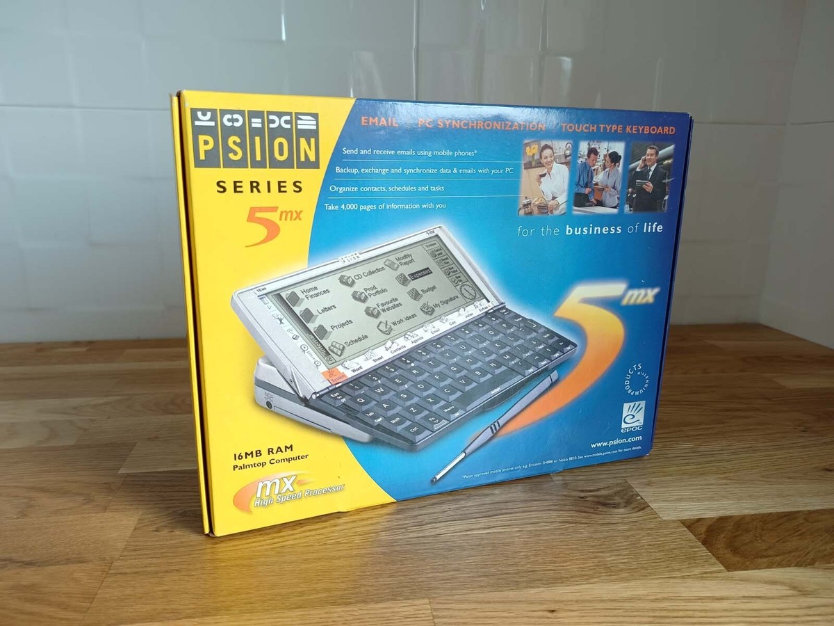 Palmtop Psion Series 5MX Computer PDA Vintage 90' New with box | eBay