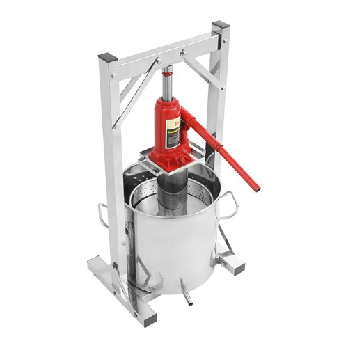 12L Fruchtpresse Weinpresse Edelstahl Saftpresse Obstpresse Mit Hydraulic Jack - Bild 14 von 21