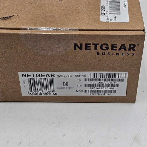 New Netgear MS305E-100NAS 5-Port Gigabit Ethernet Switch - Picture 2 of 2