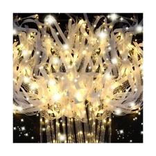 200PCS light up wands for wedding, Wedding Wands Streamers with 3 Colorful Fl...