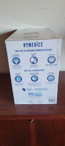 HoMedics TotalComfort Ultrasonic Humidifier UV-C Tech Remote Warm Cool Mist NIB - Picture 4 of 6