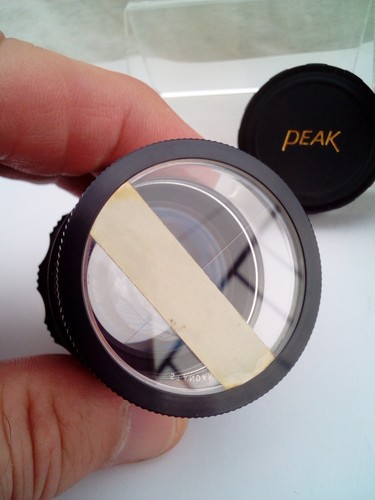PEAK Scale Loupe 10X posiada precyzyjnie skonstruowane soczewki achromatyczne JAPONIA Vintage - Zdjęcie 4 z 13
