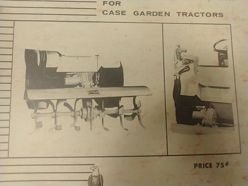 Vintage Case Rotary Hydraulic Tiller and PTO Kit Parts Manual E-1600 E-1610 - Picture 3 of 5