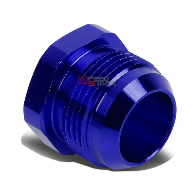 RED ANODIZED ALUMINUM 10-AN AN10 5/8"ADAPTER FEMALE FLARE END PLUG/NUT FITTING E - Foto 5