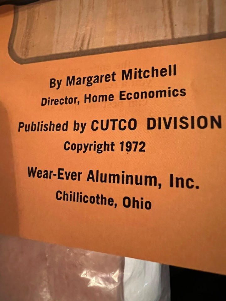 WearEver's 75th Anniversary Spirit Of 76 Cookbook CutCo Knives