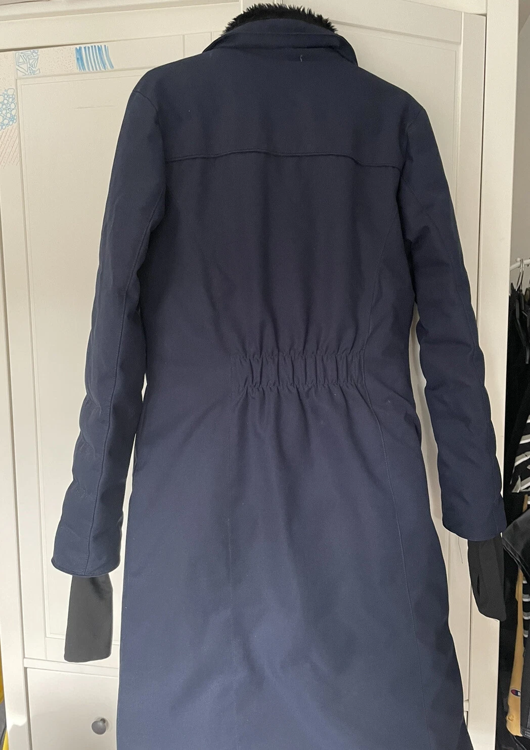 Parka Canada Goose Elrose Navy senza cappuccio ottime condizioni