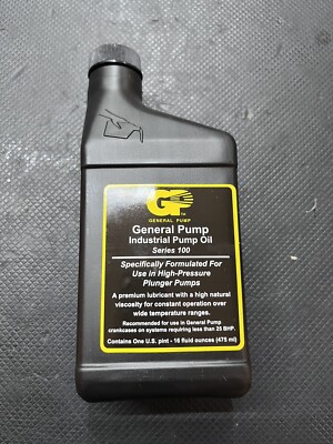CRANKCASE OIL 100216 for General Pump Triplex Plunger Pressure Washer Pumps