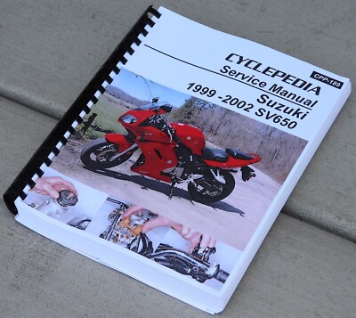 1999-2002 Suzuki SV650 SV650S SV 650 650S SERVICE & REPAIR MANUAL
