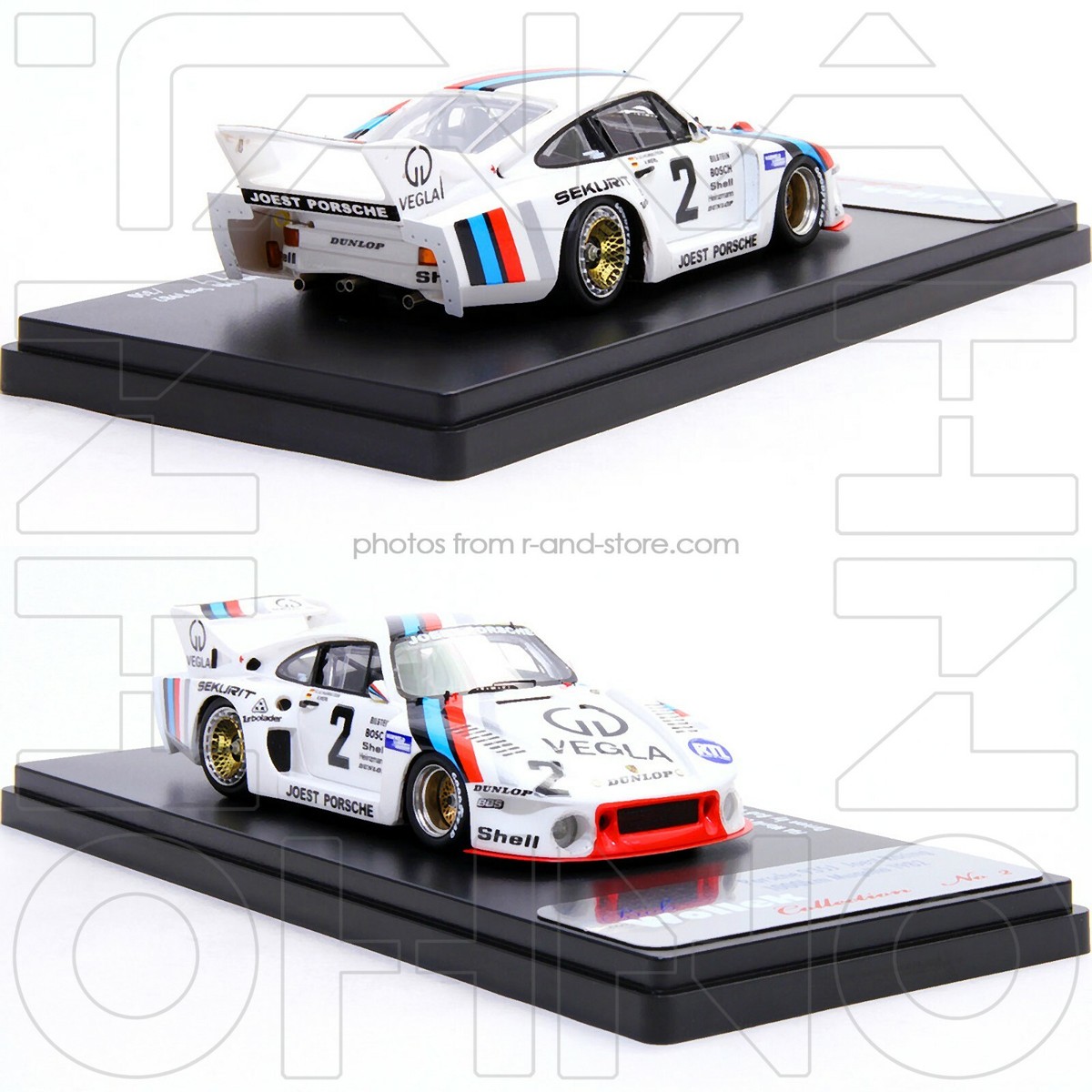 PORSCHE 935 J JOEST RACING #2 MUGELLO 1982 K-MODEL BOB WOLLEK 1:43