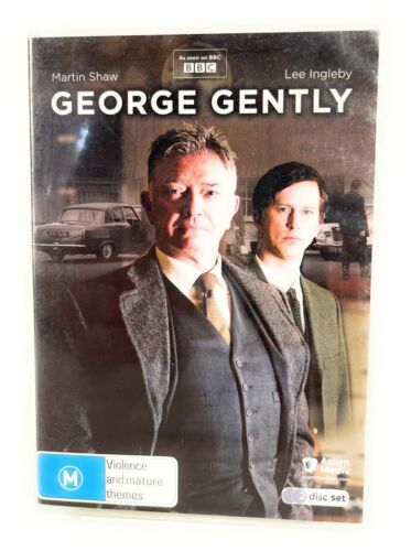 George Gently Season 1 DVD Martin Shaw Lee Ingleby Crime Drama All Regions  - Afbeelding 1 van 4