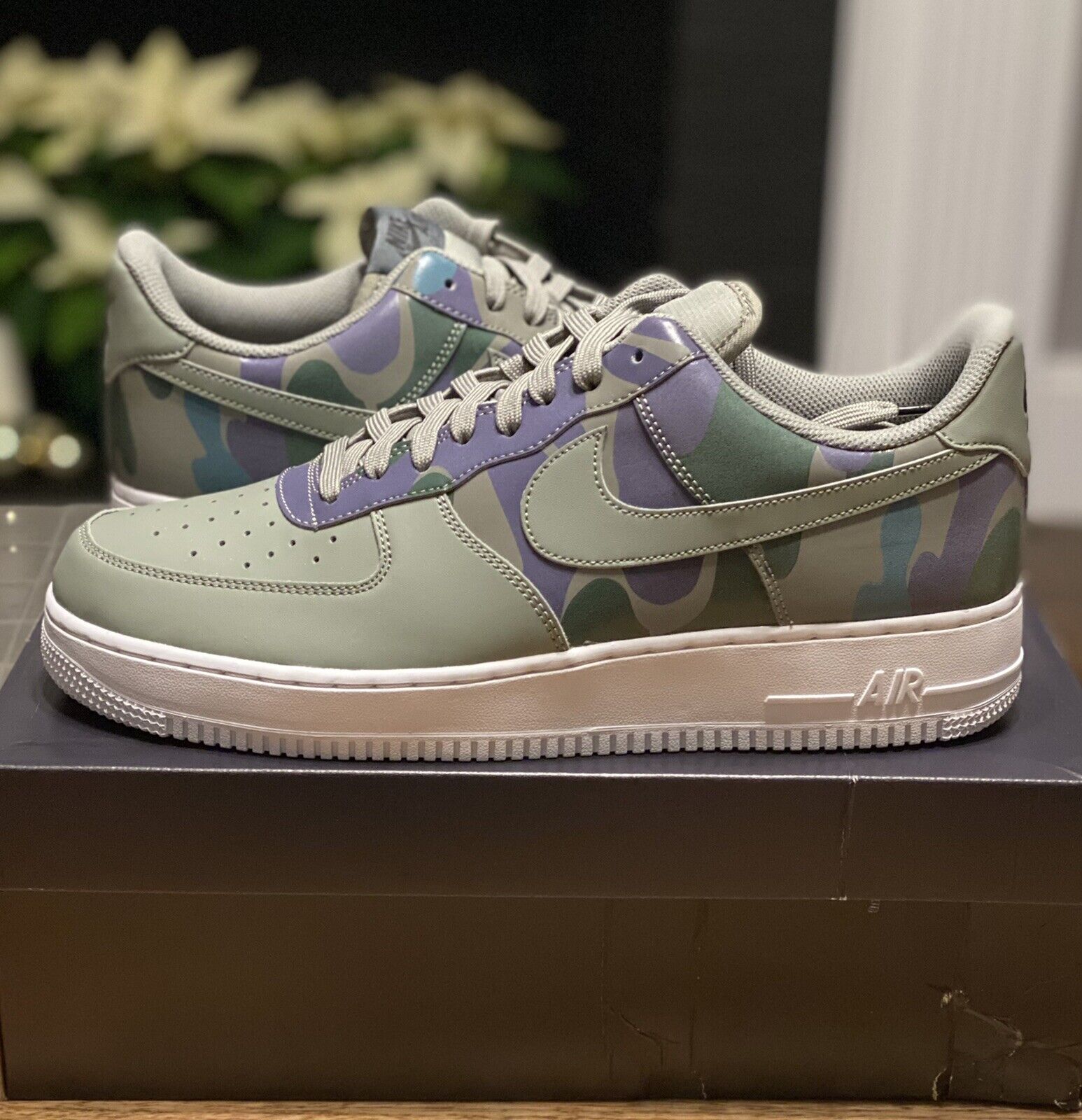 Nike Air Force 1 '07 LV8 Double Swoosh (Olive Dark Green/ Tw