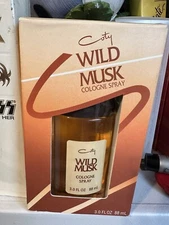 WILD MUSK by Coty Cologne Spray 3 Oz 90 Ml For Women  Vintage Packing