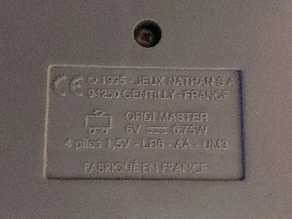 Ordi Master Jeux Nathan Vintage - Photo 4/4