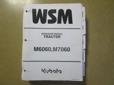 Kubota M6060 M7060 M 6060 7060 tractor service & repair manual | eBay