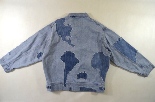 Japan Mens LEVIS Chizu Utility JACKET size M Medium denim chore vintage LVC new - Picture 7 of 24
