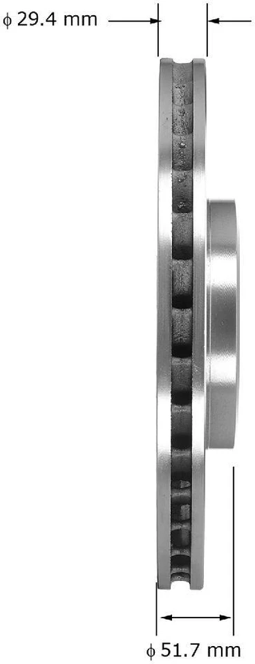 Disc Brake Rotor fits 2008-2012 Audi S5 S4,S5 Q5  BENDIX - Image 3 of 3