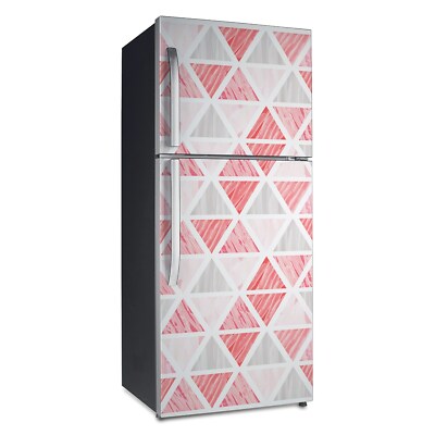 Kühlschrankmagnete Magnet Folie Küche Dekoration Rosa Dreiecke nach Maß