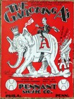 BASEBALL SHEET MUSIC THE GALLOPING A'S 1929 CONNIE MACK PHILADELPHIA A'S — photo 1