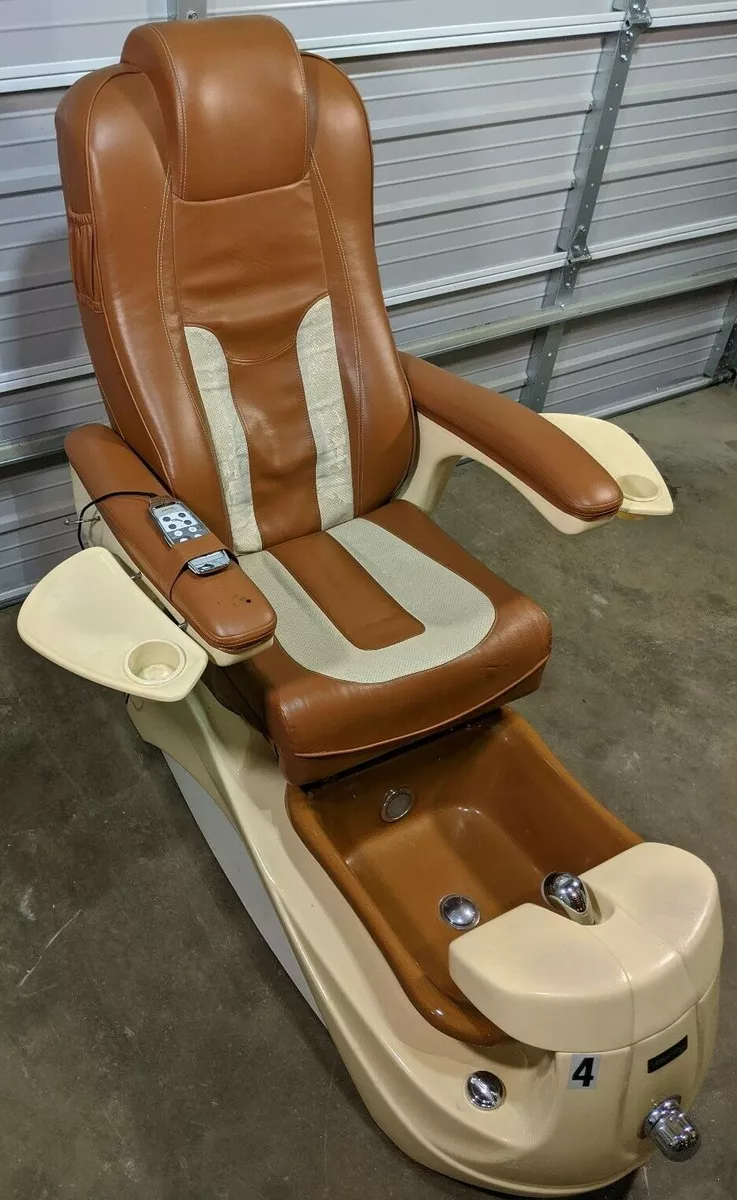 Lexor Liberte Spa TT365 Tru Touch Massage Pedicure Chair with Pump Cappuccino