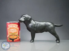 VINTAGE BLACK LABRADOR DOG FIGURINE