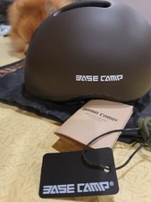 BASE CAMP Adult Bike Helmet with Removable Visor one-size-fits-most, Black