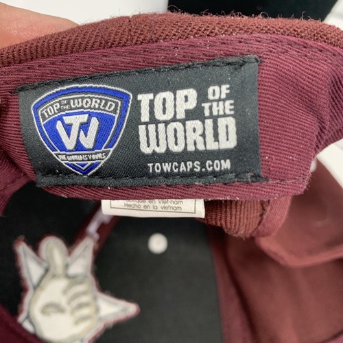 NCAA Top of the World Snap Back Texas A & M Embroidered Aggies Cap Hat Gig Em - Picture 9 of 12